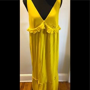 Who What Wear Yellow Maxi Dress